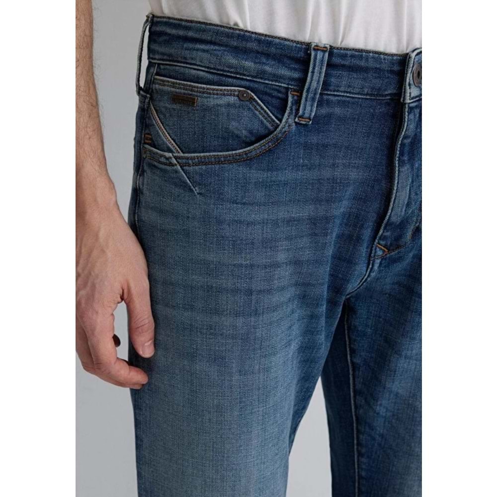 Mavi M0037889634 Martin Mocha Blue Ultra Move Jean Pantolon Erkek Kot Pantolon