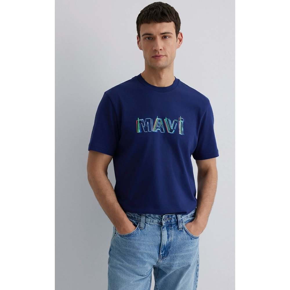 Mavi M0612587-70496 Mavi Baskılı Tişört T-Shirt Kadın Tişört