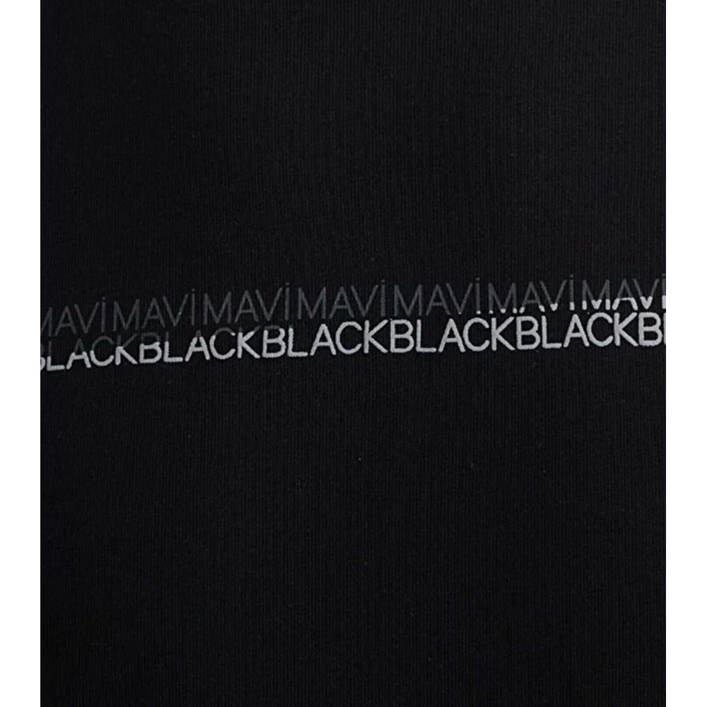 Mavi M0612647-900 Mavi Black Baskılı Tişört Erkek T-Shirt