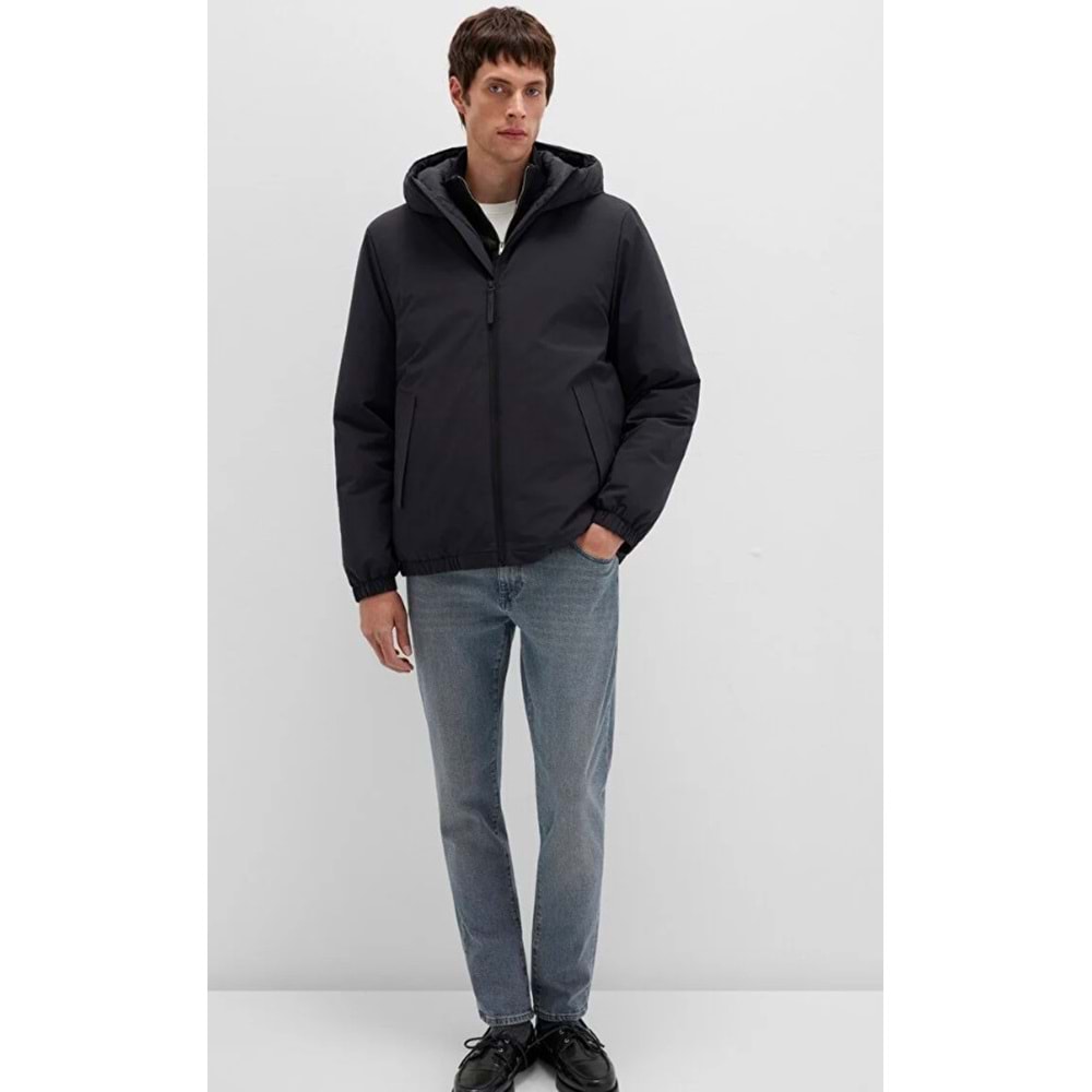 Mavi 0110617-71379 Kapüşonlu Erkek Mont