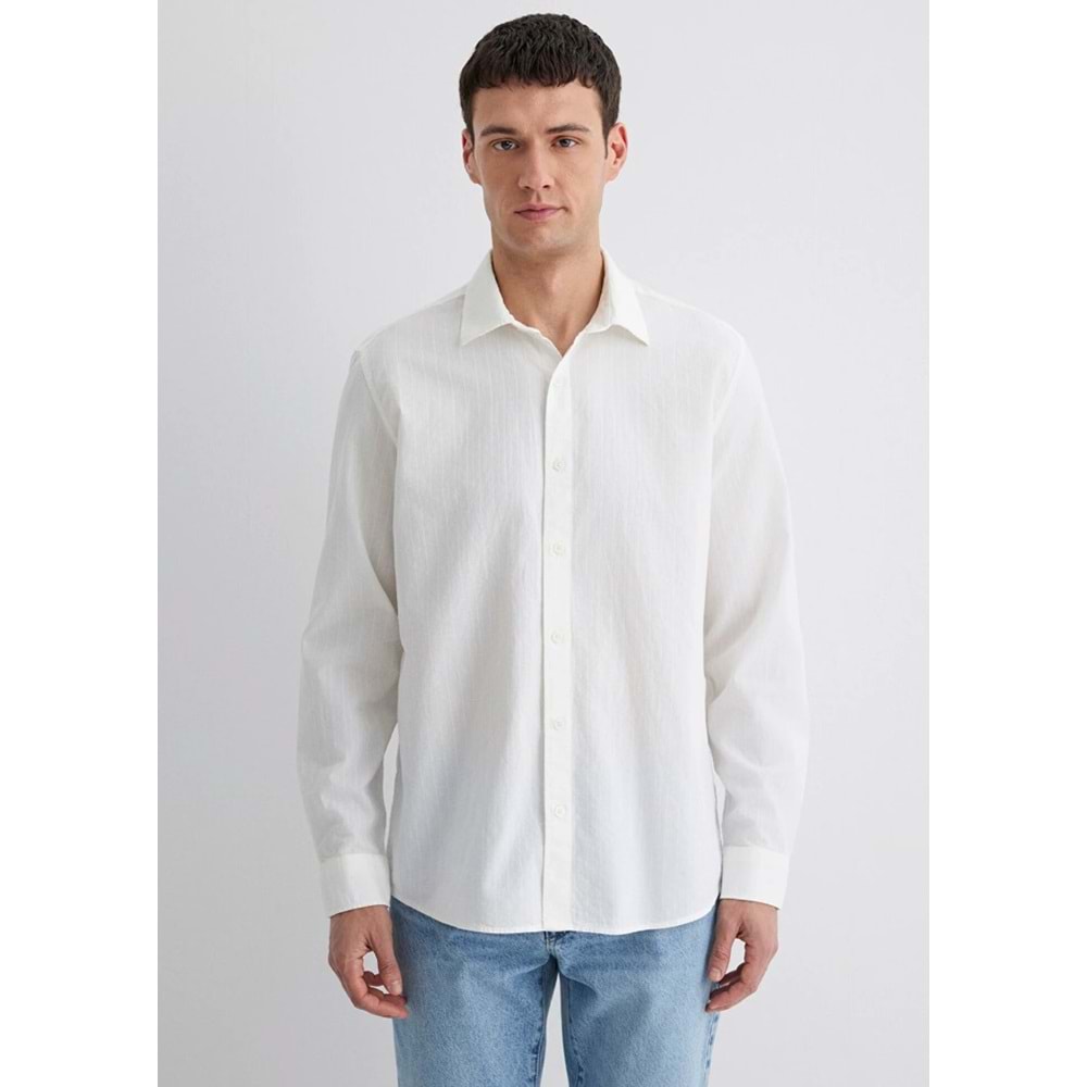 Mavi M0211623-70057 Çizgili Gömlek Regular Fit Erkek Gömlek