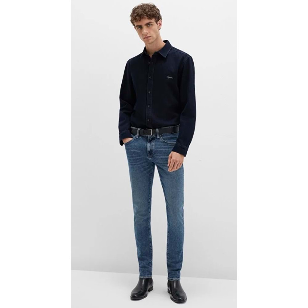 Mavi 001070-90983 Kvnç Mavi Black Puslu Mavi Jean Pantolon Erkek Kot Pantolon