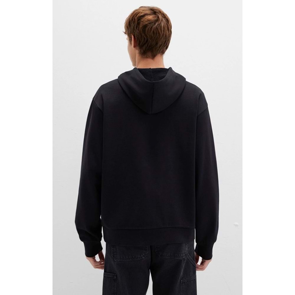 Mavi 0S10397 Baskılı Erkek Kapüşonlu Sweatshirt