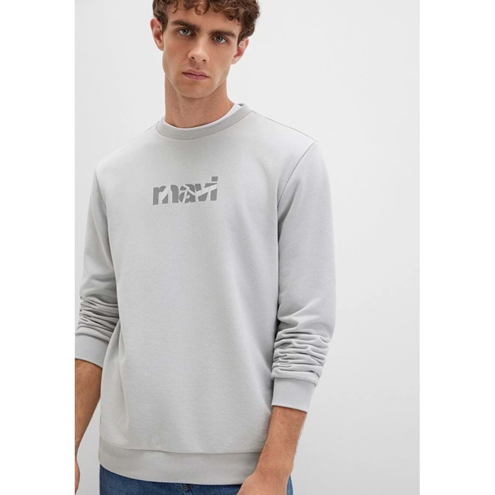 Mavi M0S10402-70075 Logo Baskılı Erkek Sweatshirt