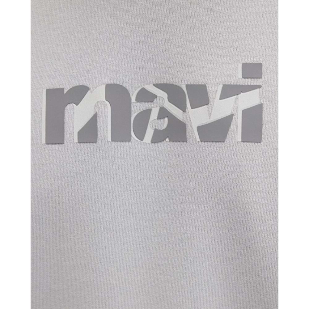 Mavi M0S10402-70075 Logo Baskılı Erkek Sweatshirt