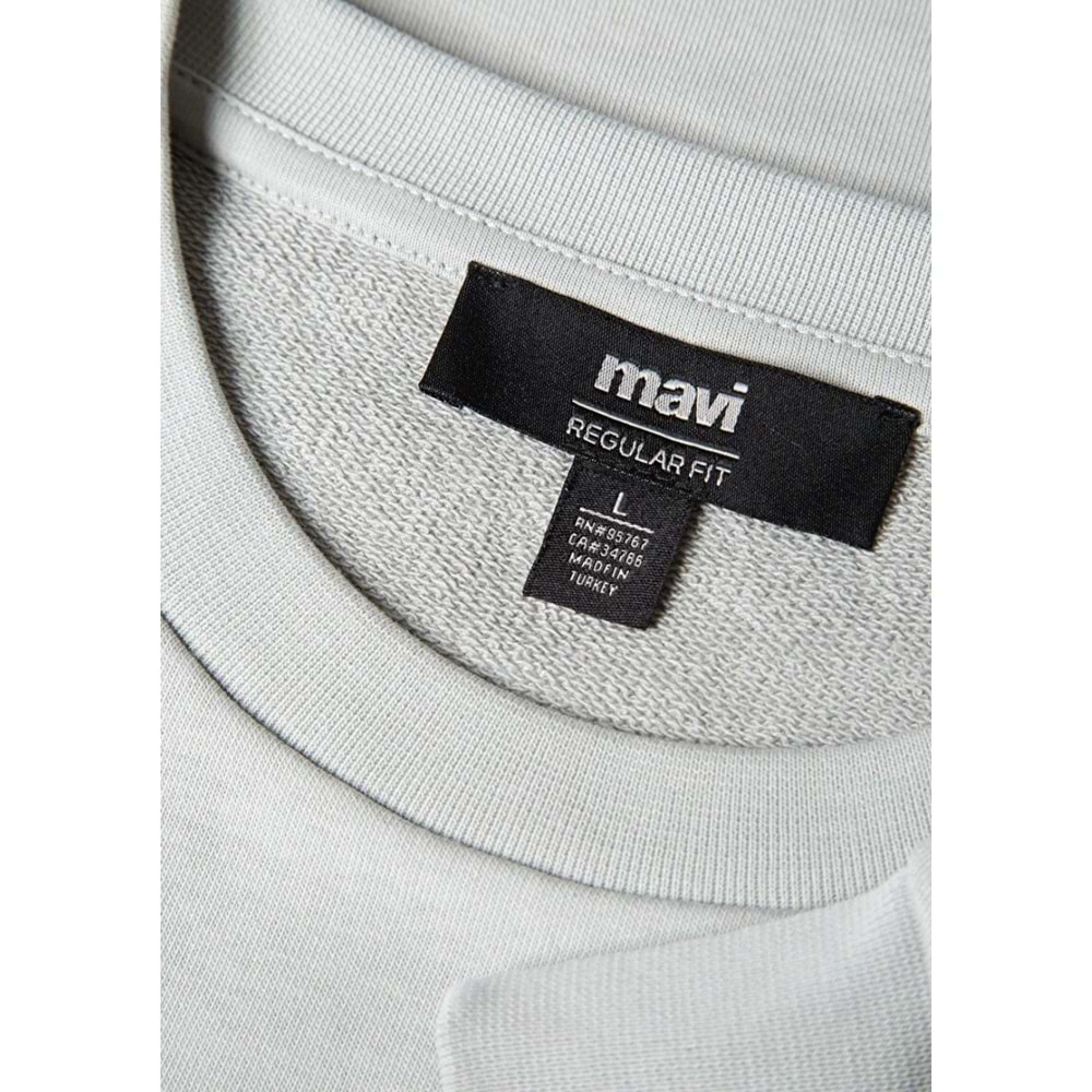 Mavi M0S10402-70075 Logo Baskılı Erkek Sweatshirt