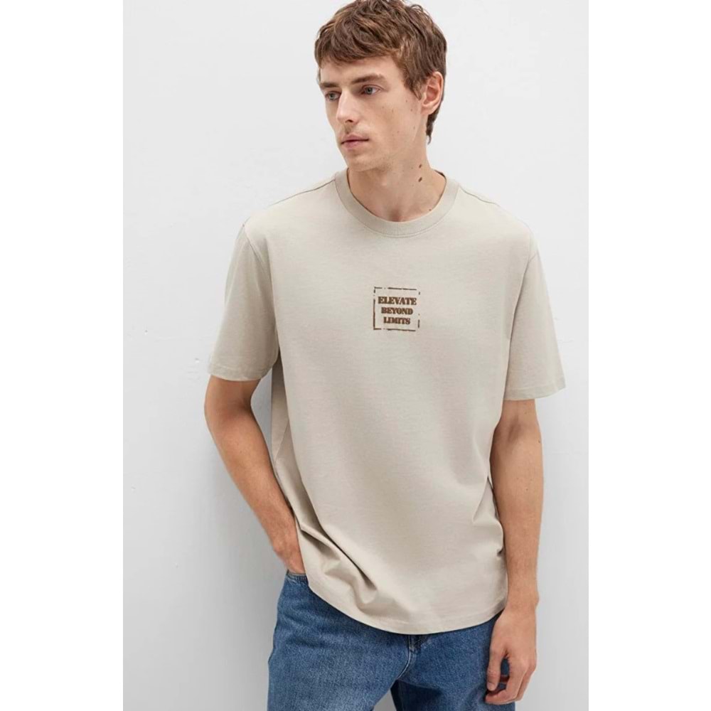 Mavi 0612837-70039 Baskılı Baskılı Tişört Erkek T-Shirt