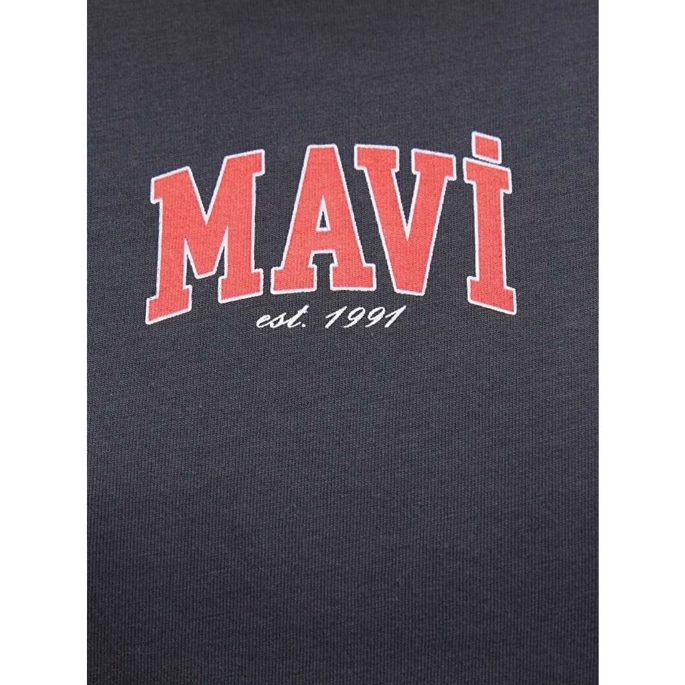 Mavi M1613412-70087 Mavi Logo Baskılı Tişört T-Shirt Kadın Tişört