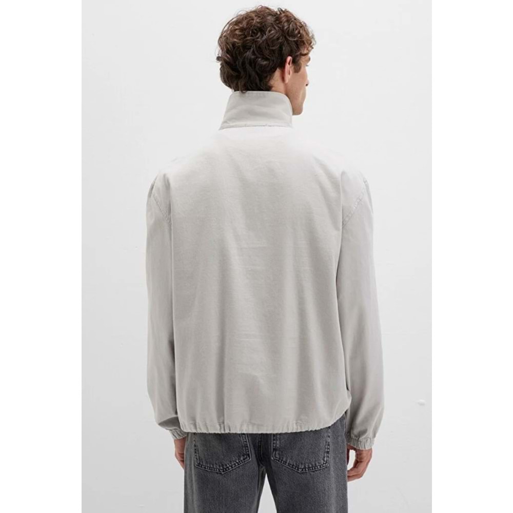 Mavi 0211684-70074 Yarım Fermuarlı Kanguru Cepli Erkek Sweatshirt