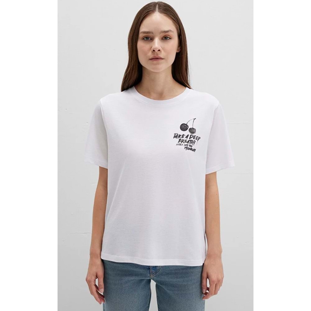 Mavi M1613484-620 Baskılı T-Shirt Kadın Tişört