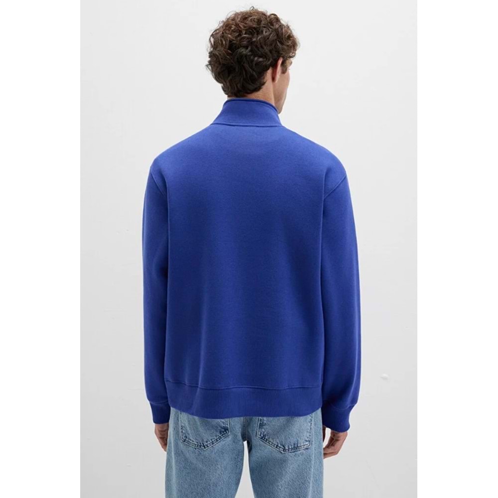 Mavi 0S10488-70695 Winners Club Baskılı Yarım Fermuarlı Sweatshirt