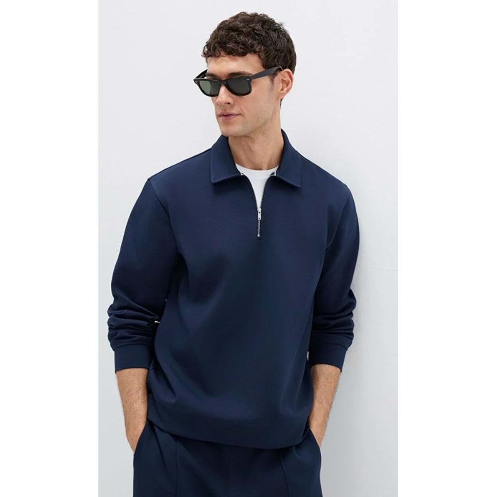 Mavi 0S10382-80872 Yarım Fermuarlı Sweatshirt