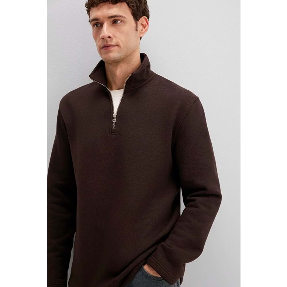 Mavi 0S10519-89103 Yarım Fermuarlı Erkek Sweatshirt