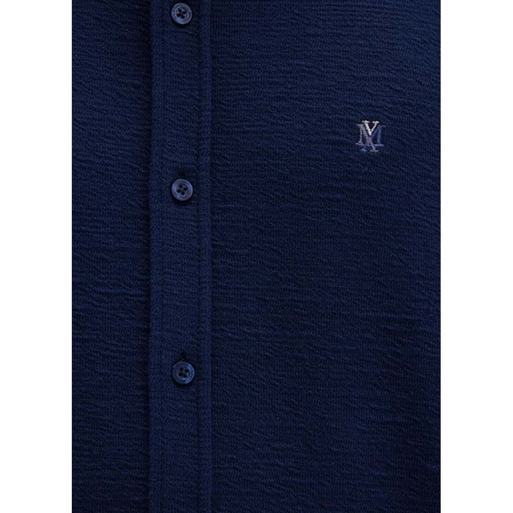 Mavi 0211789-70497 M Logo Nakışlı Örme Erkek Gömlek