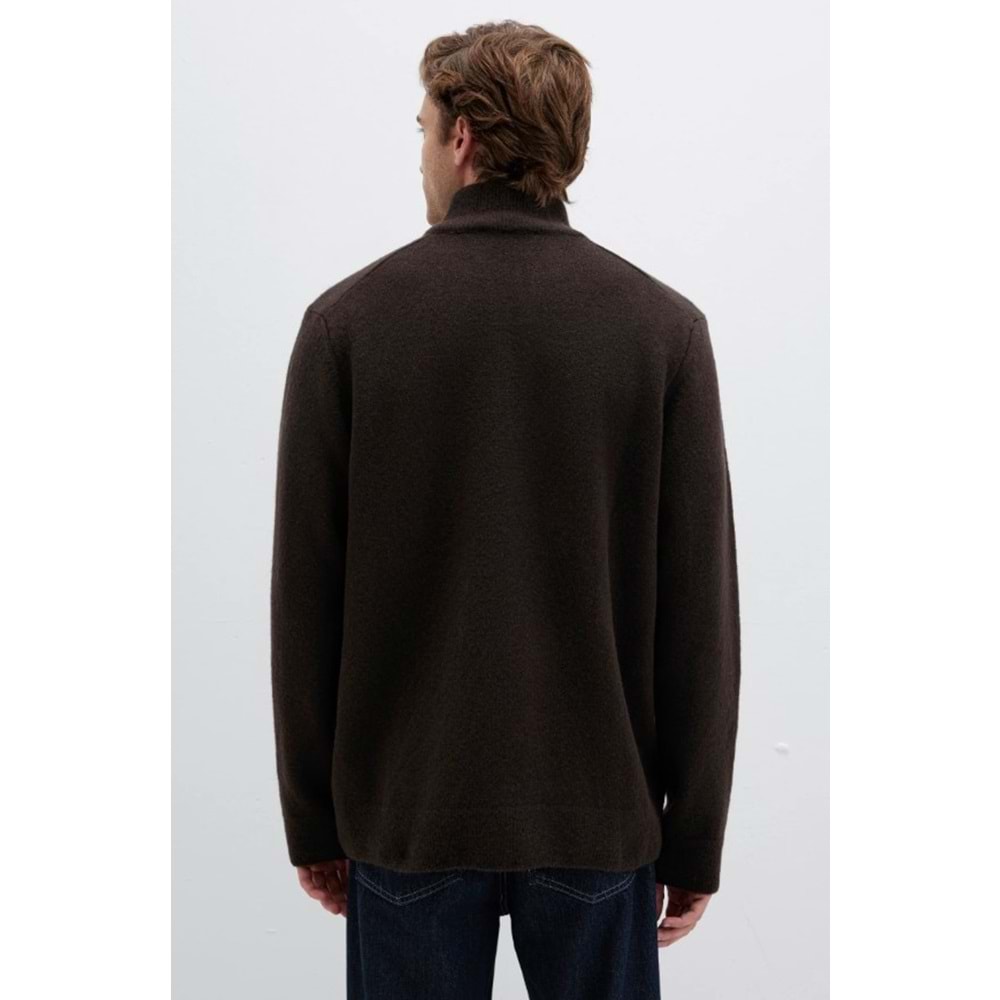 Mavi M0710380-89103 Half Zip Kazak Yarım Fermuarlı Erkek Sweatshirt