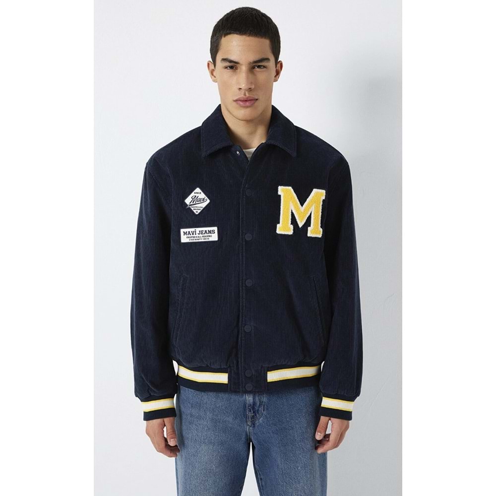 Mavi M0110765-70490 M Nakış Detaylı Ceket Loose Fit Erkek Ceket