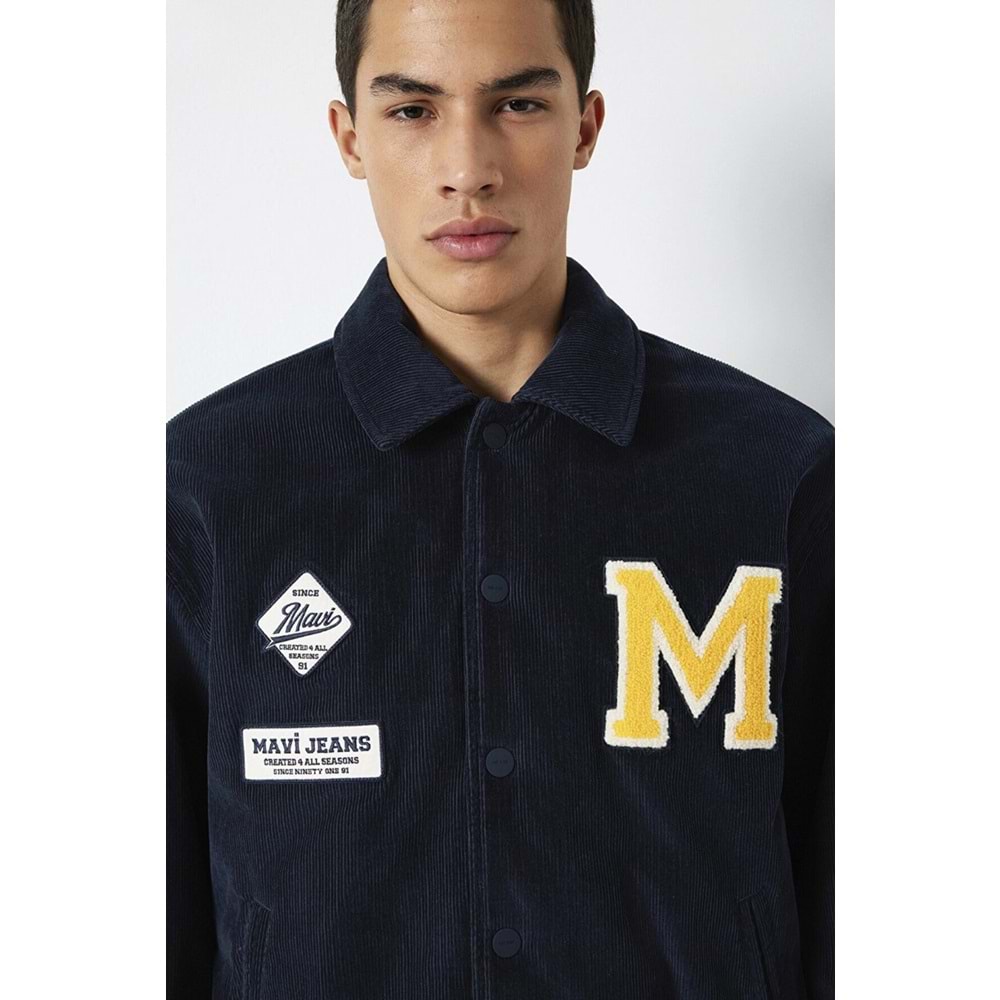Mavi M0110765-70490 M Nakış Detaylı Ceket Loose Fit Erkek Ceket