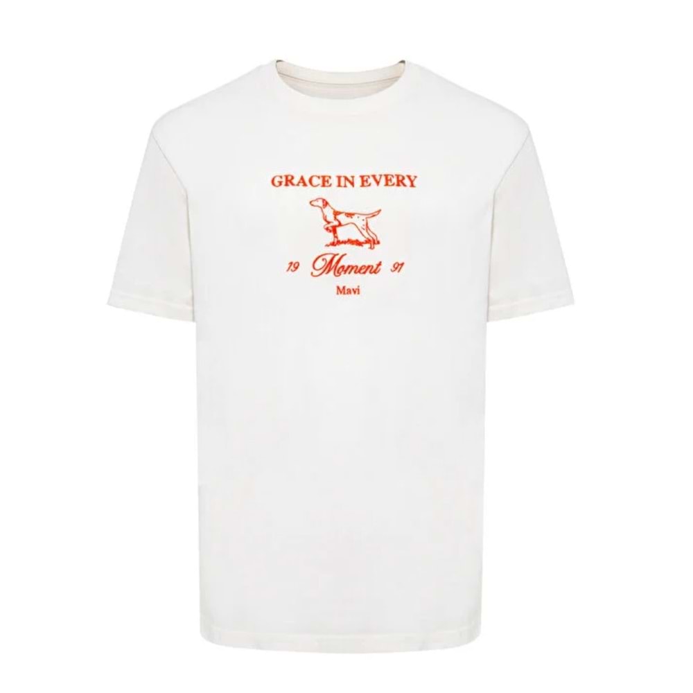 Mavi M0613159-70057 Grace In Every Nakışlı Tişört Erkek T-Shirt