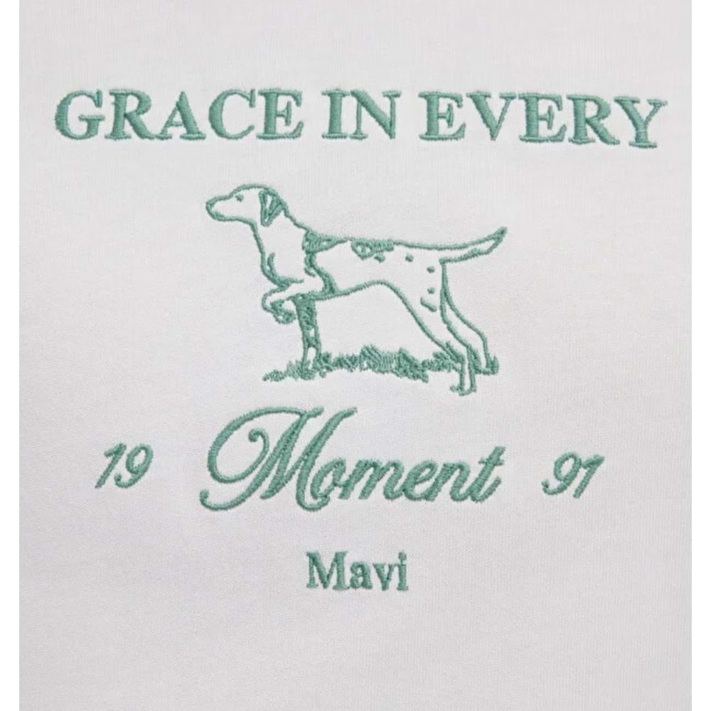 Mavi M0613159-81964 Grace In Every Nakışlı Tişört Erkek T-Shirt