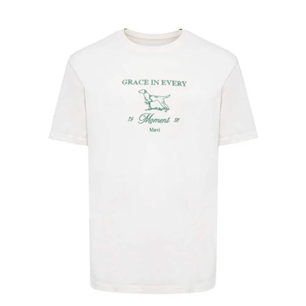 Mavi M0613159-81964 Grace In Every Nakışlı Tişört Erkek T-Shirt