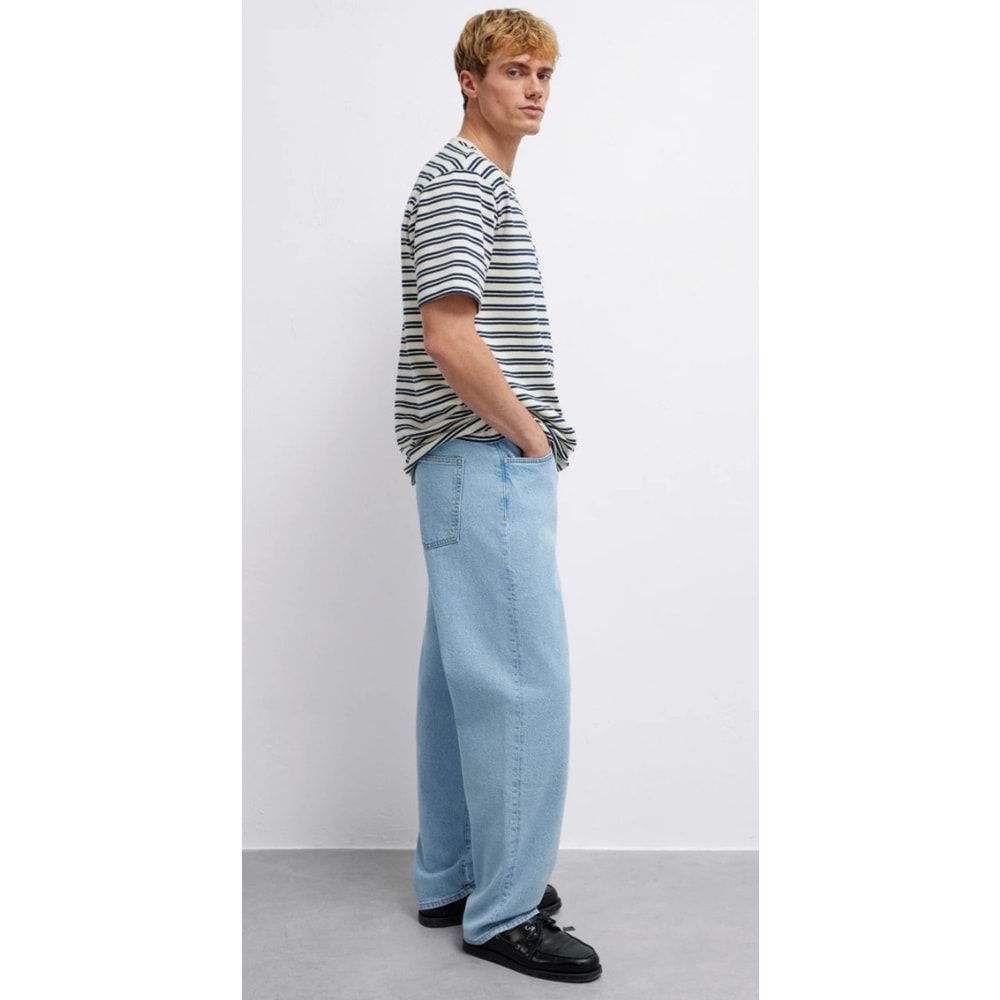 Mavi M0613166-70490 Çizgili Tişört Erkek T-Shirt