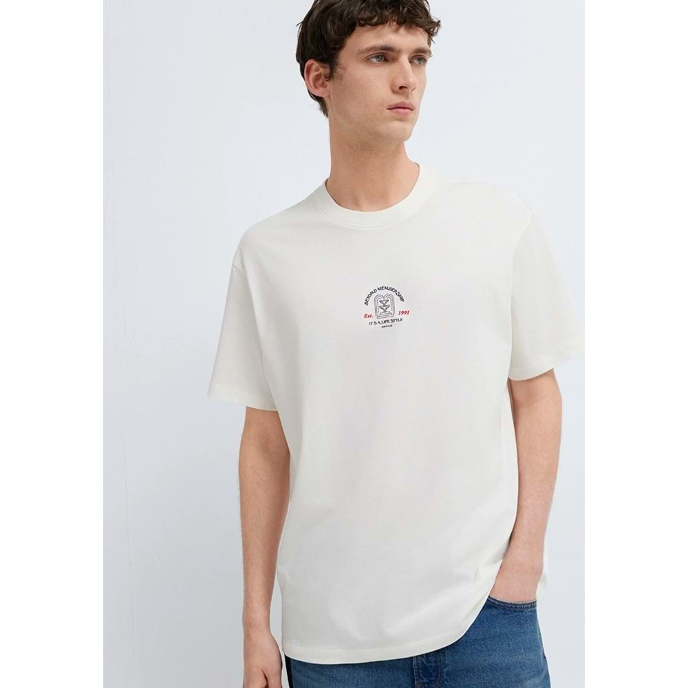 Mavi M0613160-70057 Mavi Resort Baskılı Tişört Erkek T-Shirt