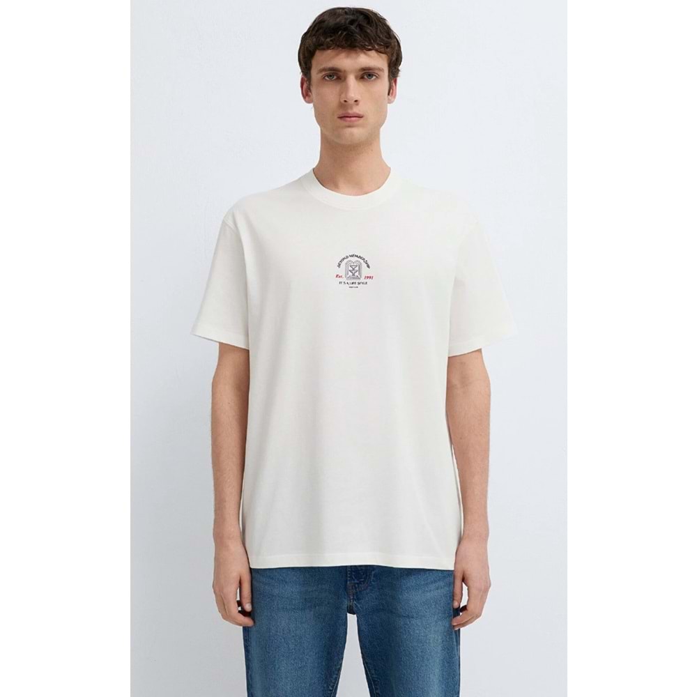 Mavi M0613160-70057 Mavi Resort Baskılı Tişört Erkek T-Shirt