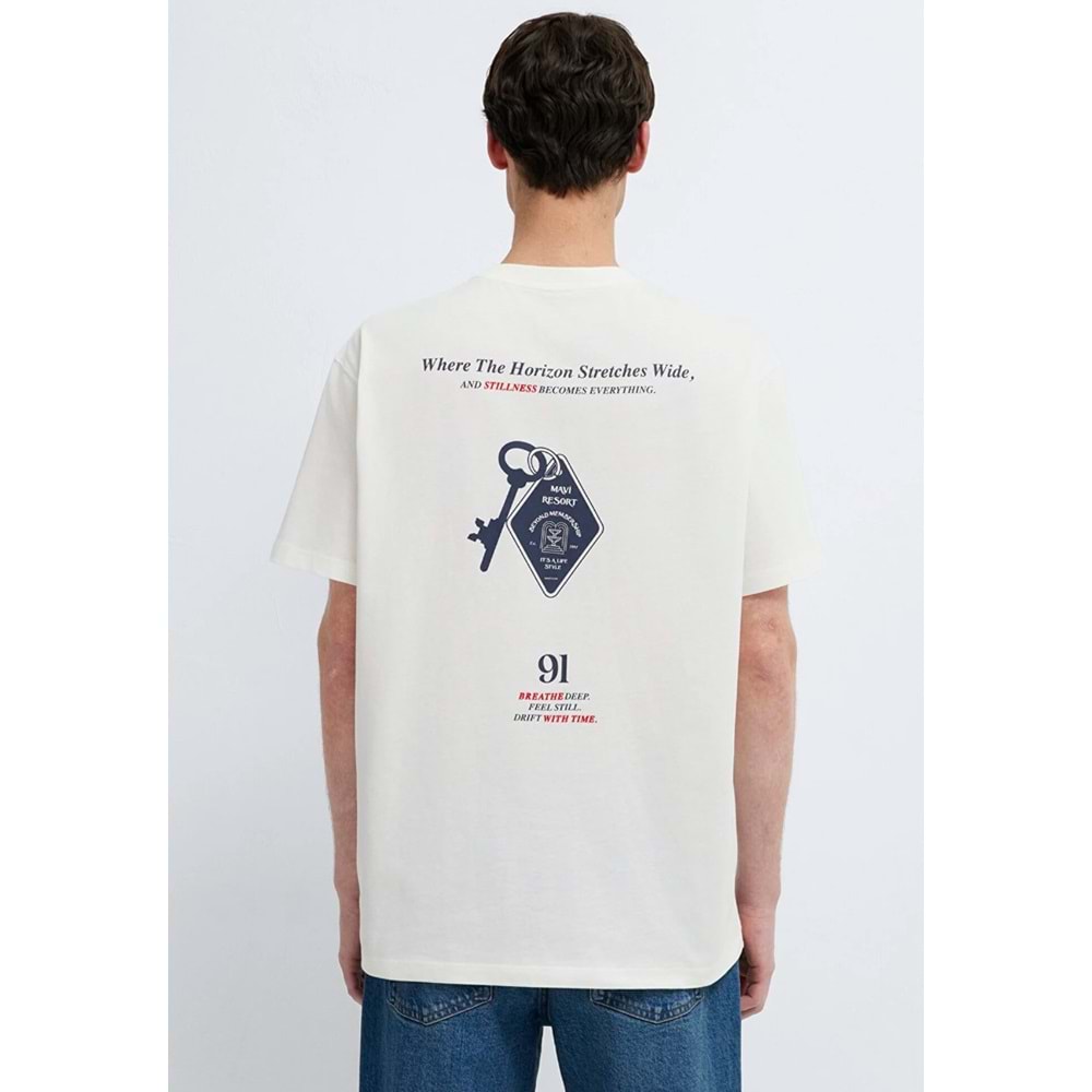 Mavi M0613160-70057 Mavi Resort Baskılı Tişört Erkek T-Shirt