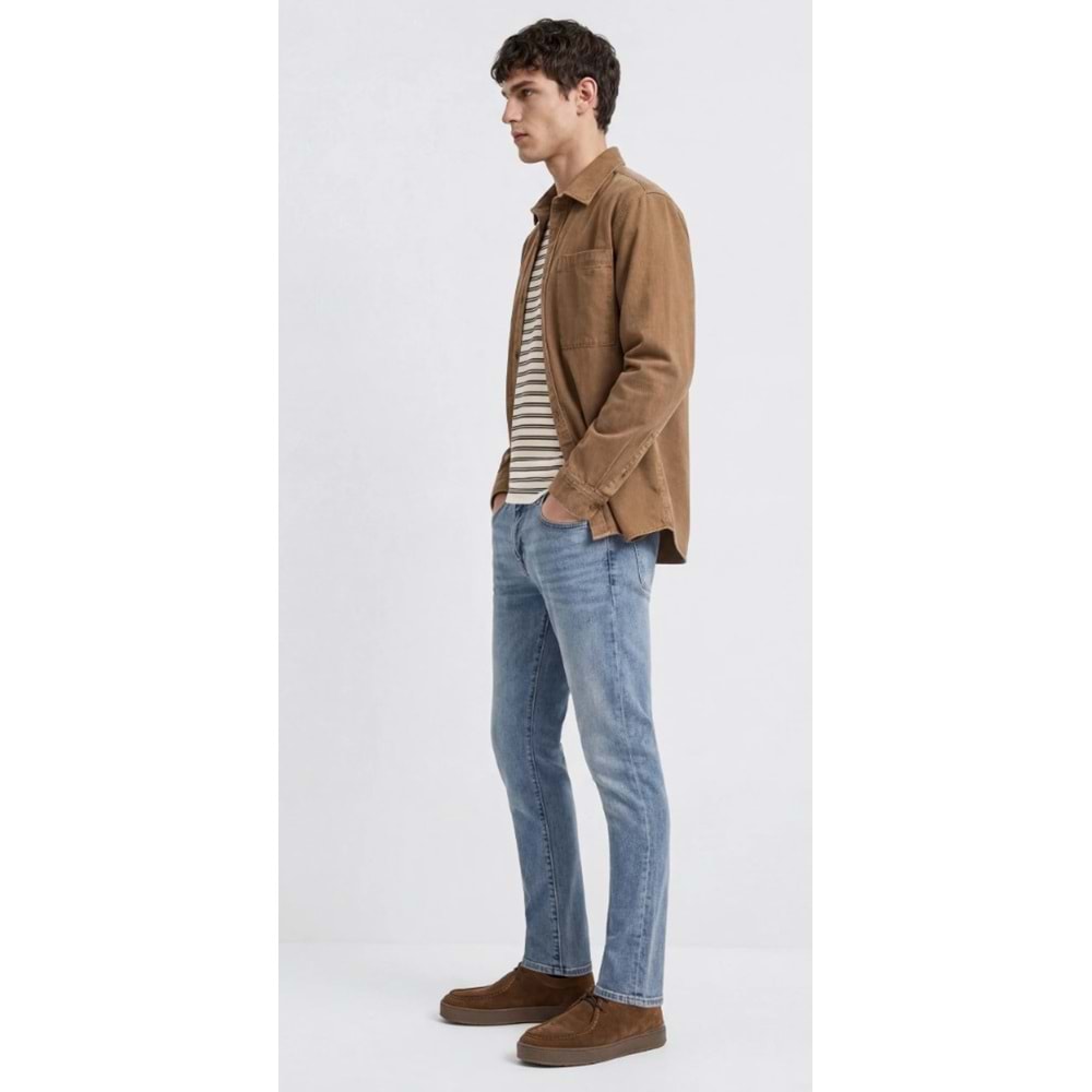 Mavi M00424A1497 James Mid Blue Comfort Mavi Jean Pantolon Erkek Kot Pantolon