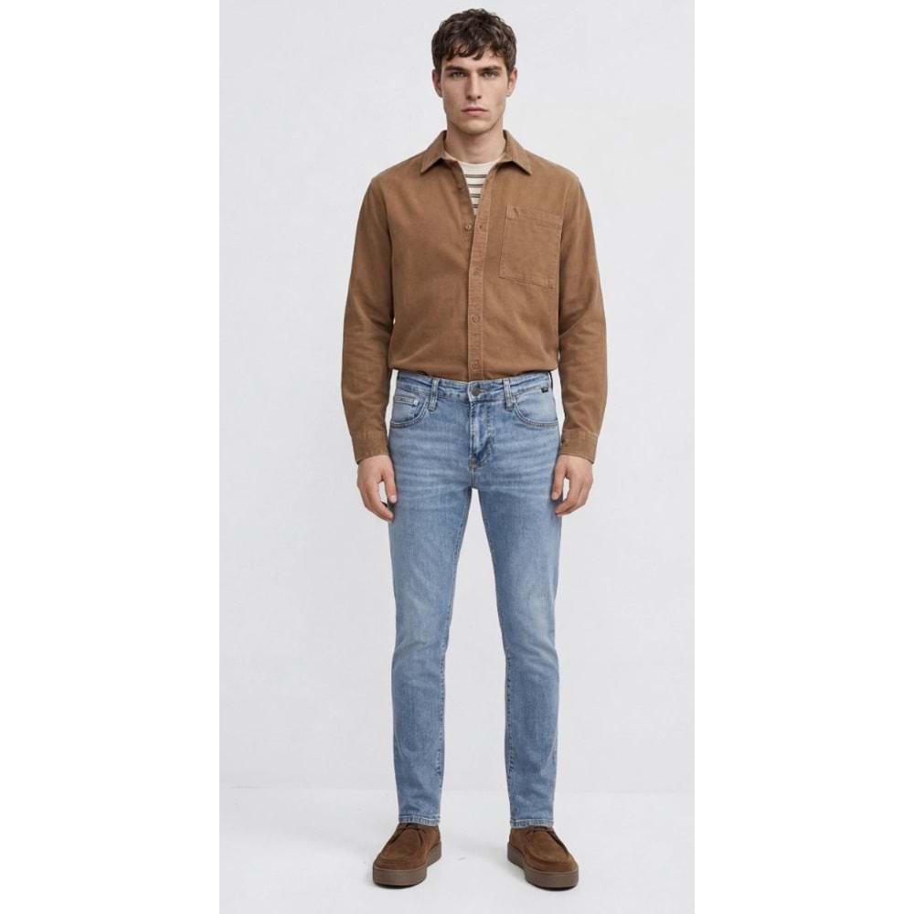 Mavi M00424A1497 James Mid Blue Comfort Mavi Jean Pantolon Erkek Kot Pantolon