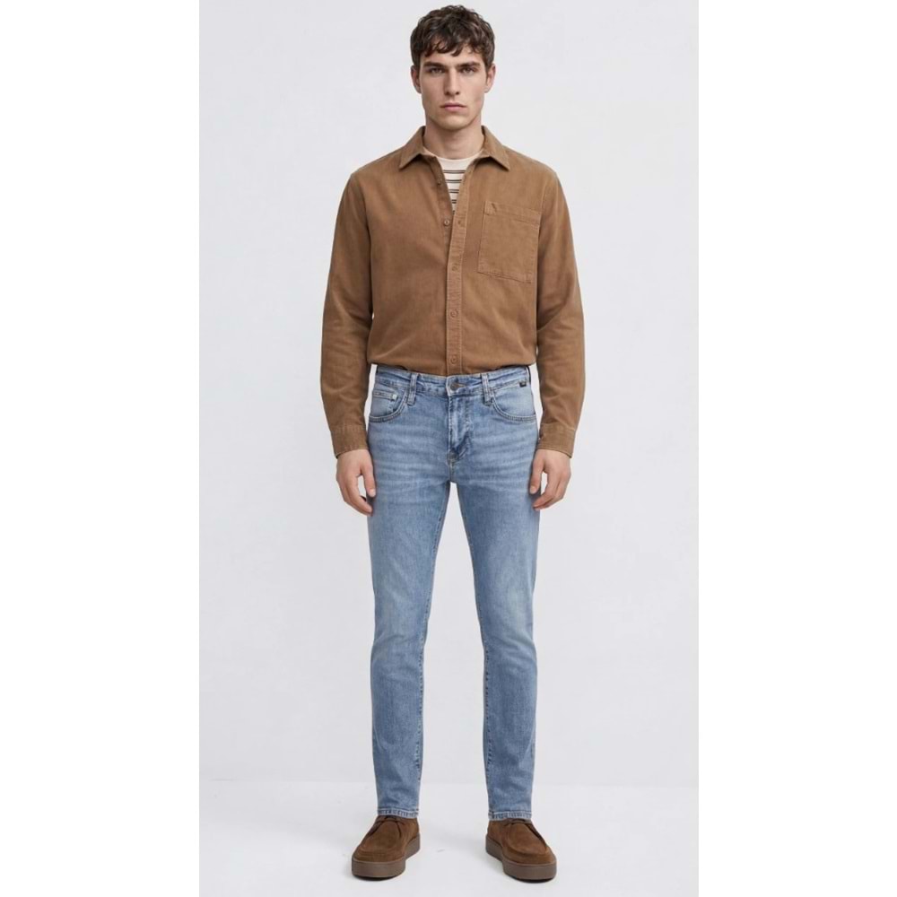Mavi M00424A1497 James Mid Blue Comfort Mavi Jean Pantolon Erkek Kot Pantolon