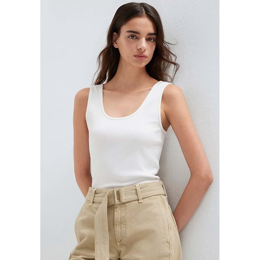 Mavi M1613854-70057 Sıfır Kollu Tişört T-Shirt Kadın Tişört