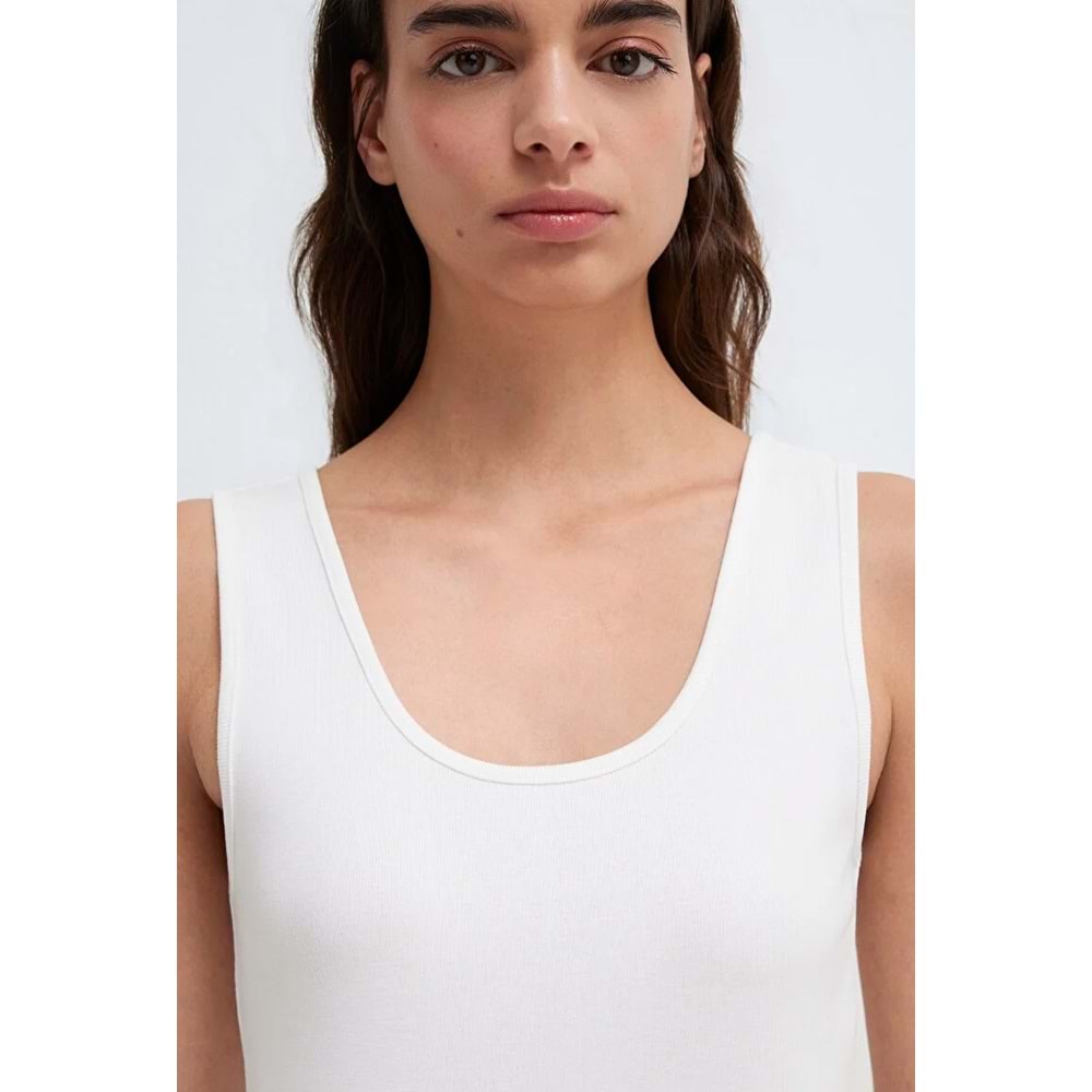 Mavi M1613854-70057 Sıfır Kollu Tişört T-Shirt Kadın Tişört