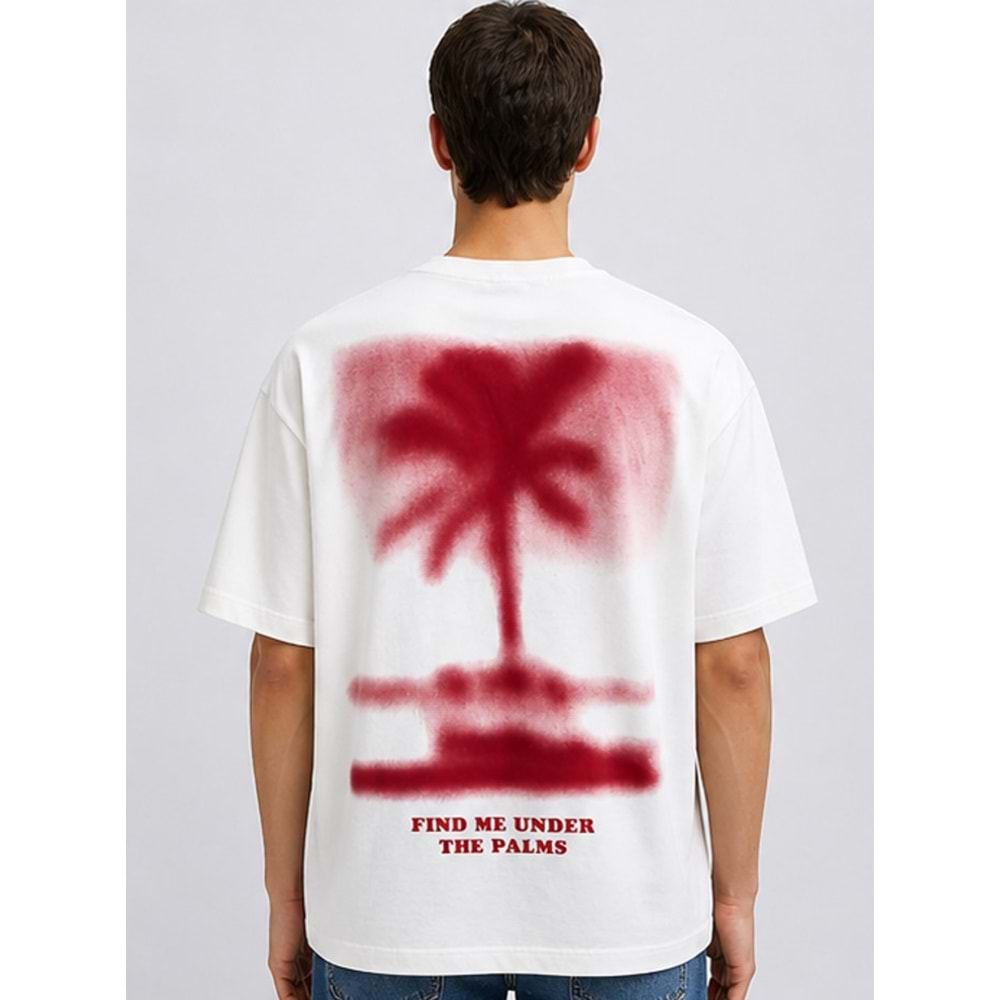 Mavi M0613280-70057 Find Me Under The Palms Baskılı Tişört Erkek T-Shirt