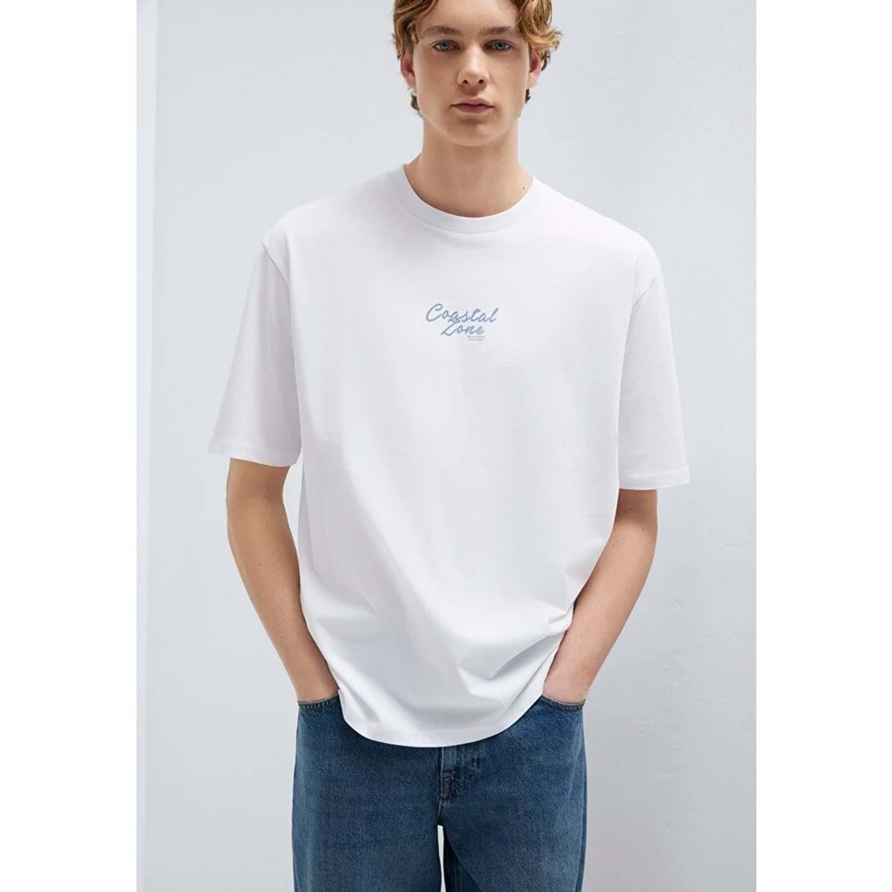 Mavi M0613290-620 Baskılı Tişört Erkek T-Shirt