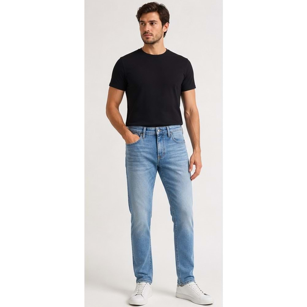 Mavi M00351A3240 Marcus Mid Blue Ultra Move Jean Pantolon Erkek Kot Pantolon