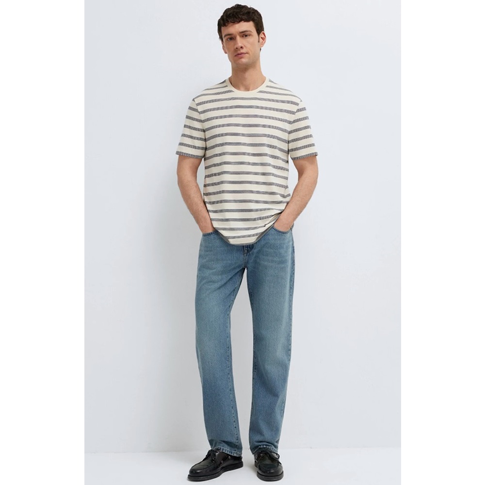 Mavi M0613336-70057 Çizgili Tişört Erkek T-Shirt