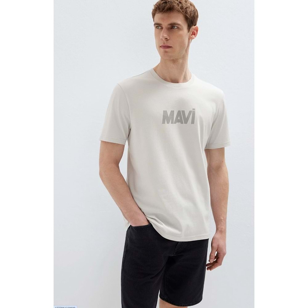 Mavi M0612896-70080 Mavi Logo Baskılı Tişört Erkek T-Shirt