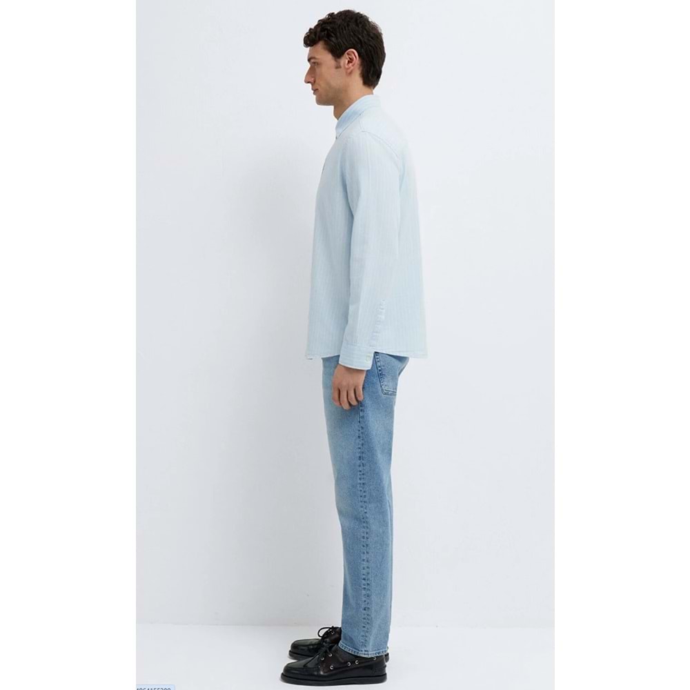 Mavi M0211967-91540 Çizgili Gömlek Regular Fit Erkek Gömlek