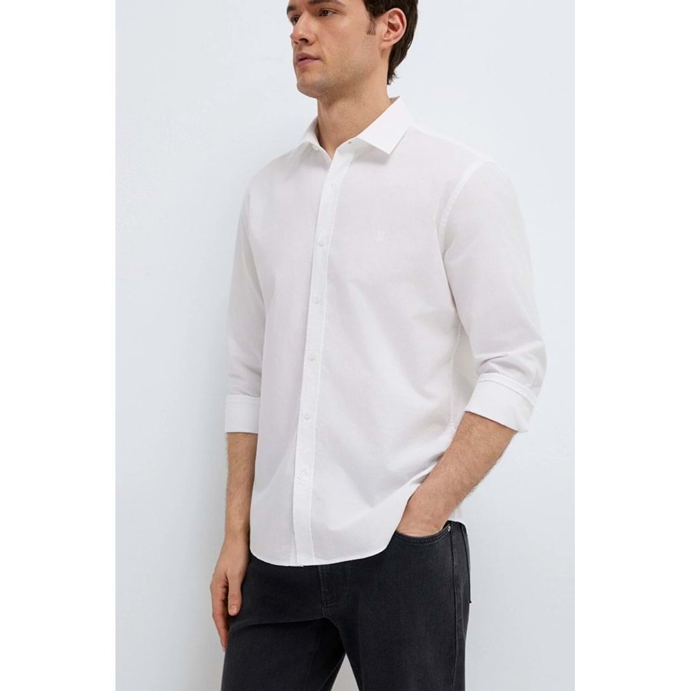 Mavi M0212011-620 Mühür Logo Çizgili Gömlek Regular Fit Erkek Gömlek