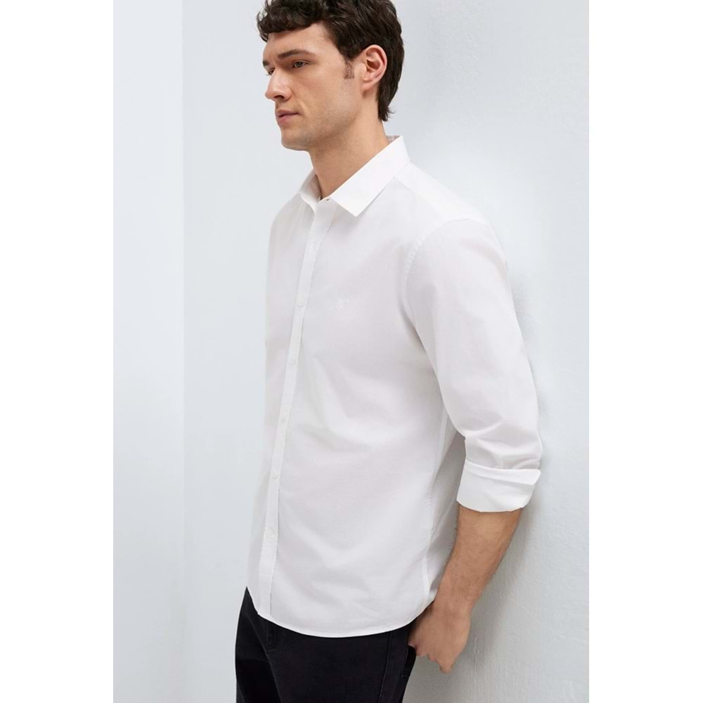 Mavi M0212011-620 Mühür Logo Çizgili Gömlek Regular Fit Erkek Gömlek