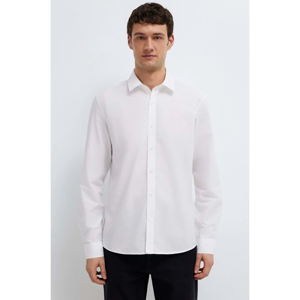 Mavi M0212011-620 Mühür Logo Çizgili Gömlek Regular Fit Erkek Gömlek