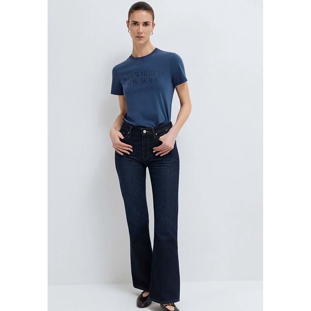 Mavi M1614315-70757 Yazılı T-Shirt Kadın Tişört