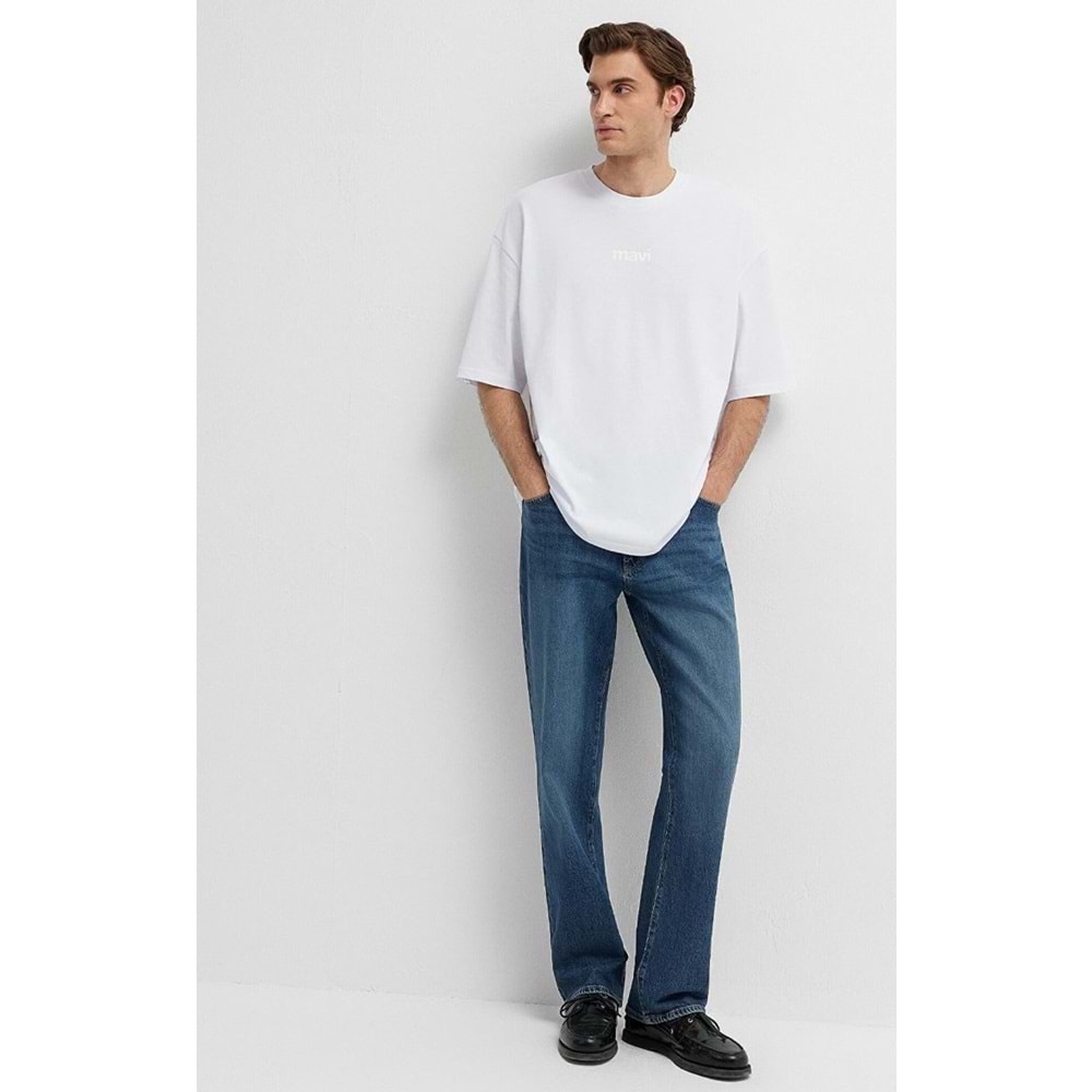 Mavi M0613553-620 Mavi Baskılı T-Shirt Erkek Tişort