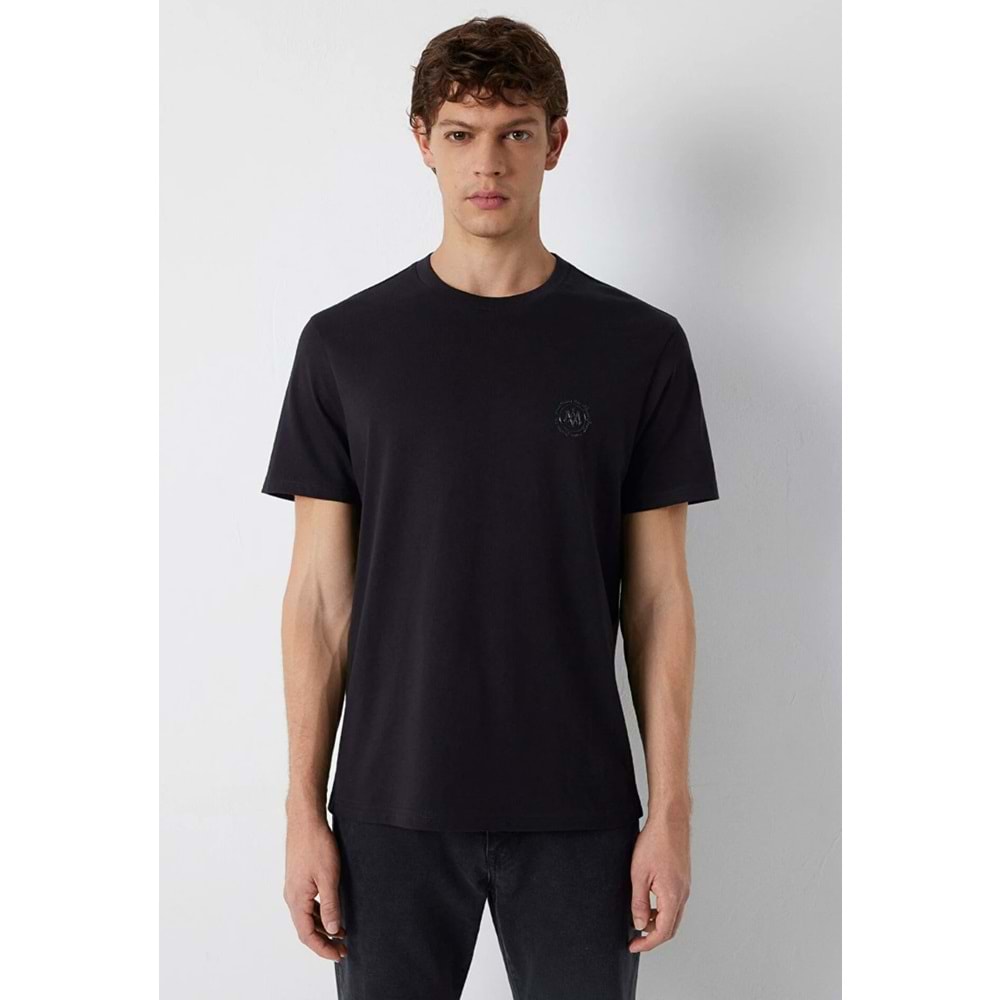 Mavi M0620179-900 Mavi Mühür Logo Baskılı T-Shirt Erkek Tişort