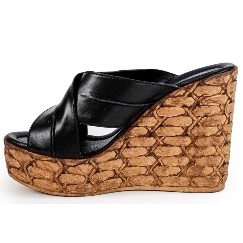 Venüs Pruh Hakiki Deri Kadın Terlik