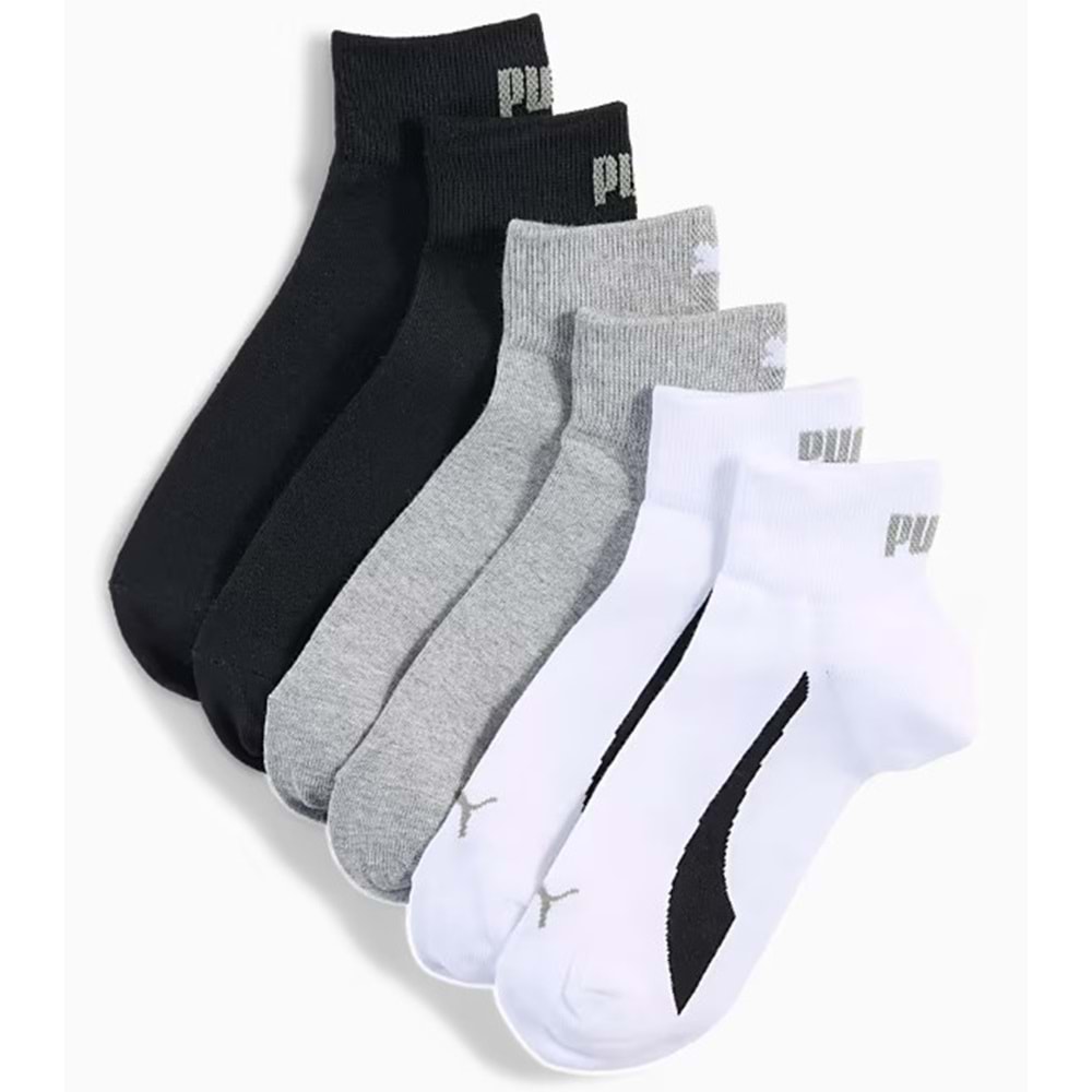 Puma 938582-02 Lifestyle Quarte 3 Pack 3 Parça-Adet Unisex Çorap