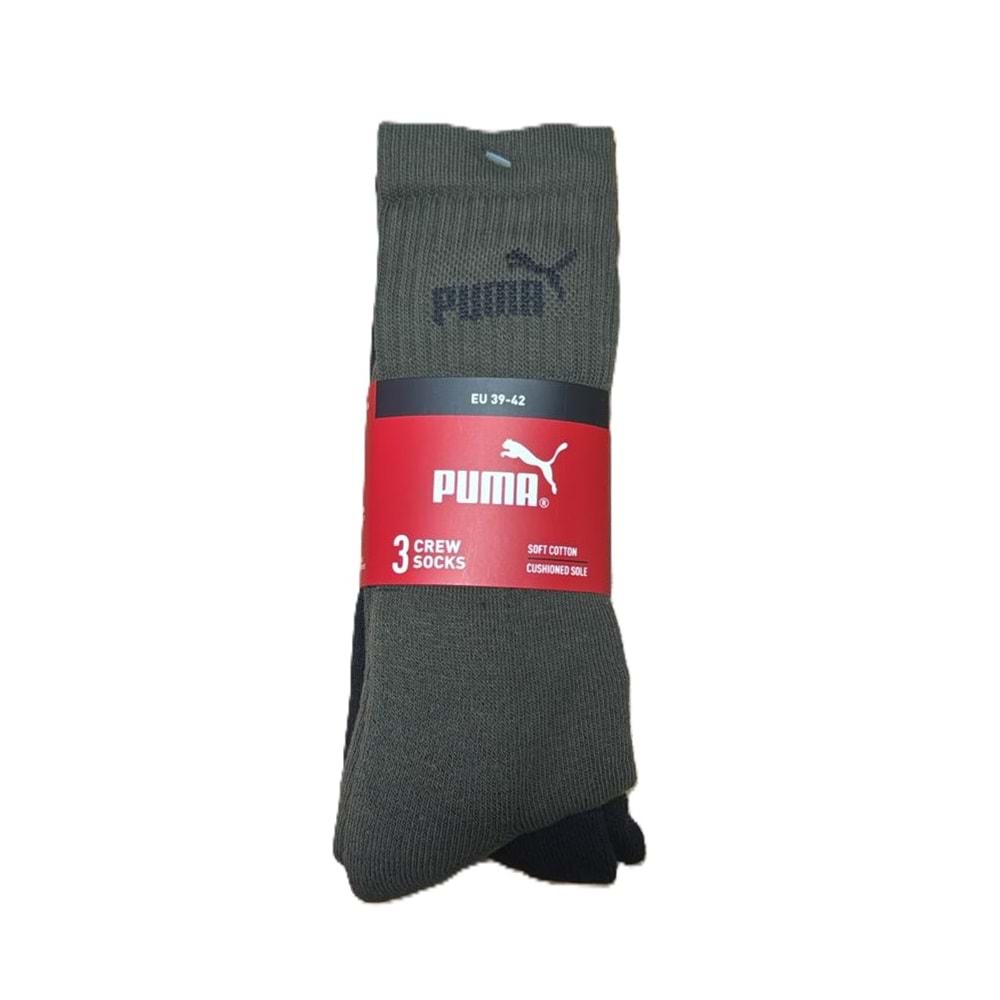 Puma 947110-05 Elements Crew So 3 Pack 3 Parça-Adet Unisex Çorap