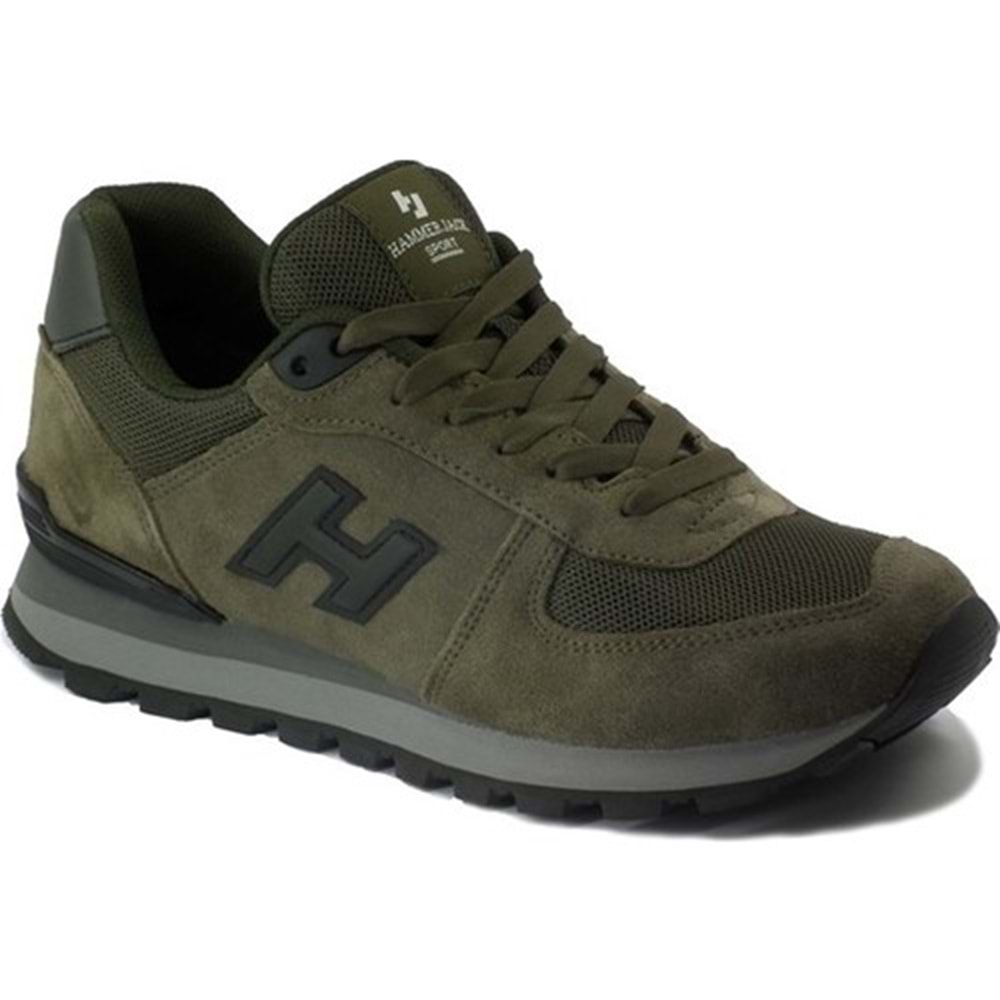 Hammer Jack 102 19250-G Peru Haki %100 Hakiki Deri Unisex Spor Ayakkabı