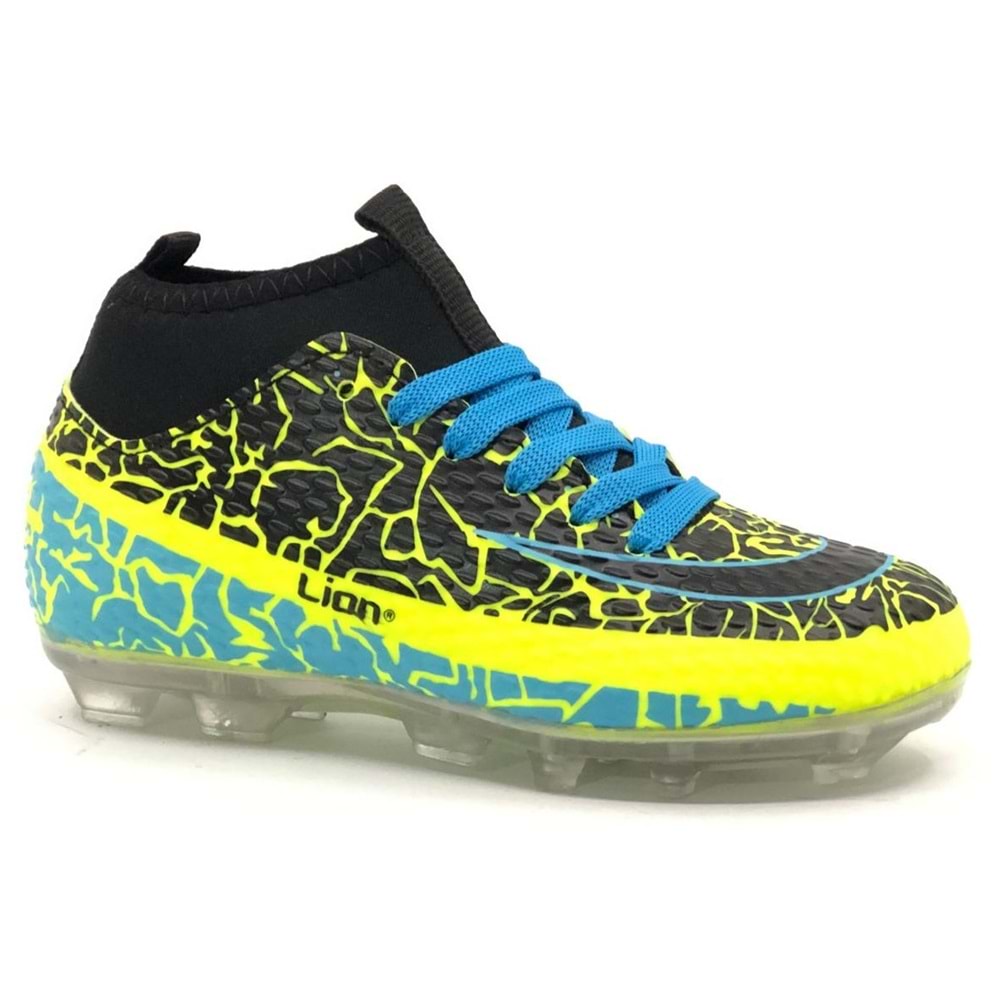Lion 1071 profesyonel Çocuk Çoraplı krampon Ayakkabı